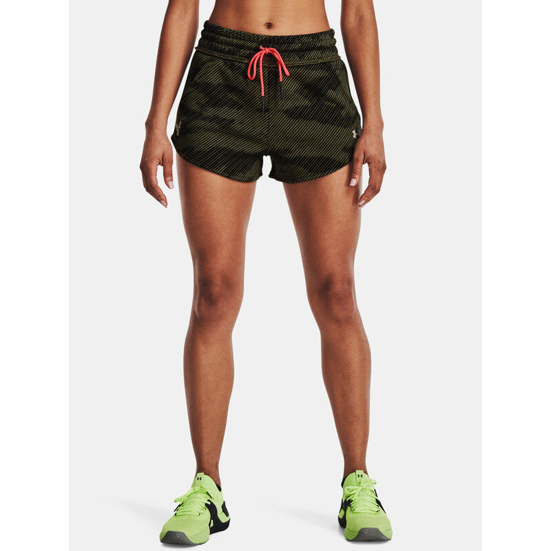 Under Armour Project Rock zelené šortky 115640454