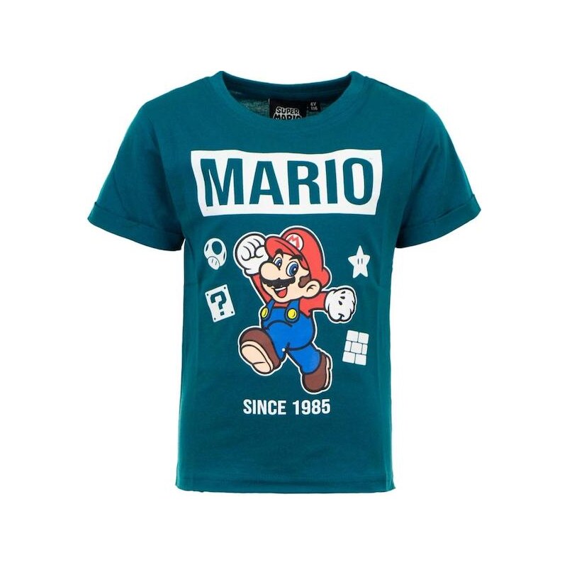 Dětské tričko Super Mario Barva: Zelená, Velikost: 3A