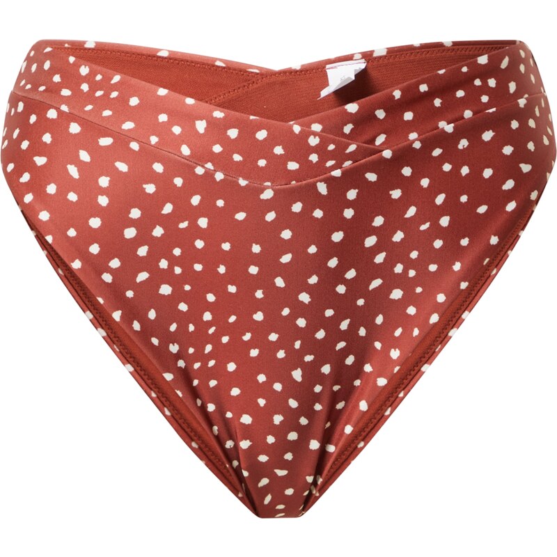 Hunkemöller Spodní díl plavek Ari karamelová / bílá