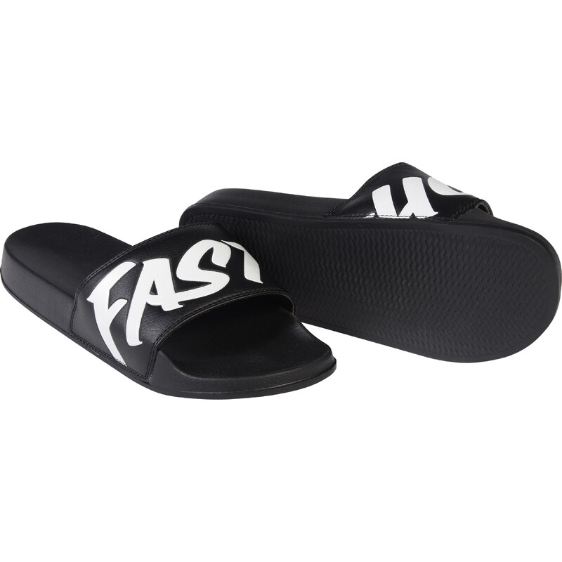 Fasthouse Logo Slide Sandals Black