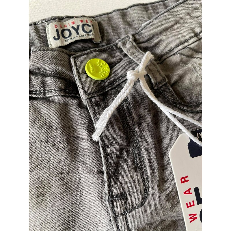 JOYCE Chlapecké kraťasy s elastanem "DENIM GREY"/ Šedá