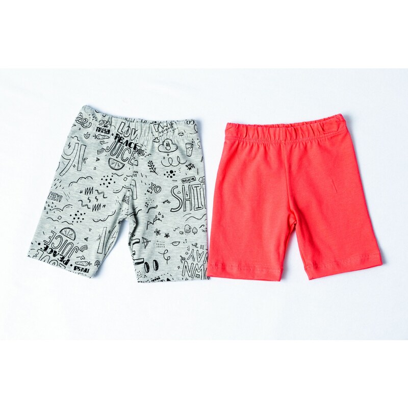 JOYCE Dívčí kraťasy 2-set "LETTERS ALLOVERS"