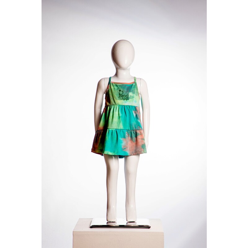 JOYCE Dívčí letní šaty na ramínka "PRINCESS"/Růžová