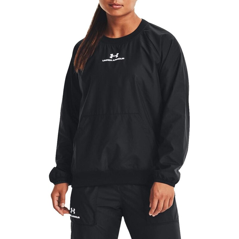 Mikina Under Armour UA Rush Woven Crew-BLK 1369850-001