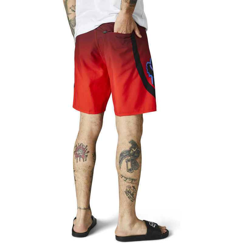 Pánské plavky Fox Racing Venz 19" Boardshort Fluo Red