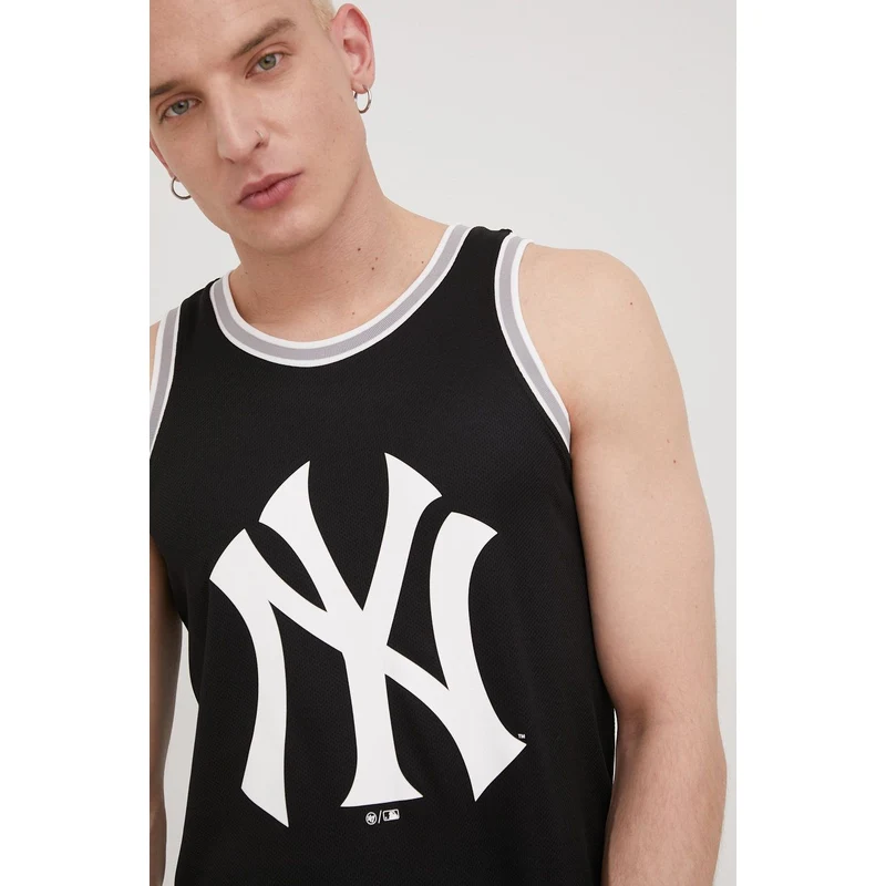 Tričko 47brand Mlb New York Yankees černá barva 