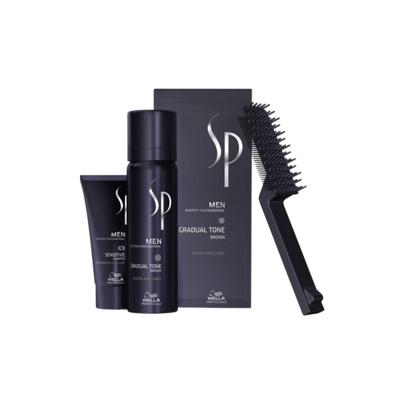 Wella Professionals SP Men Natural Shade Gradual Tone Brown 60ml+30ml, Hnědá