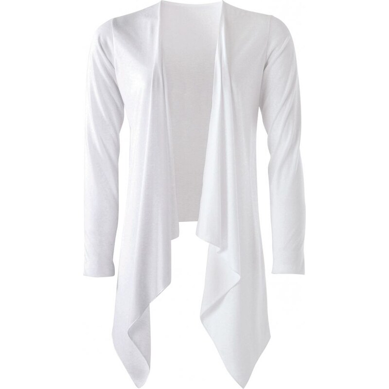 Blancheporte Splývavý svetr s cípy bílá