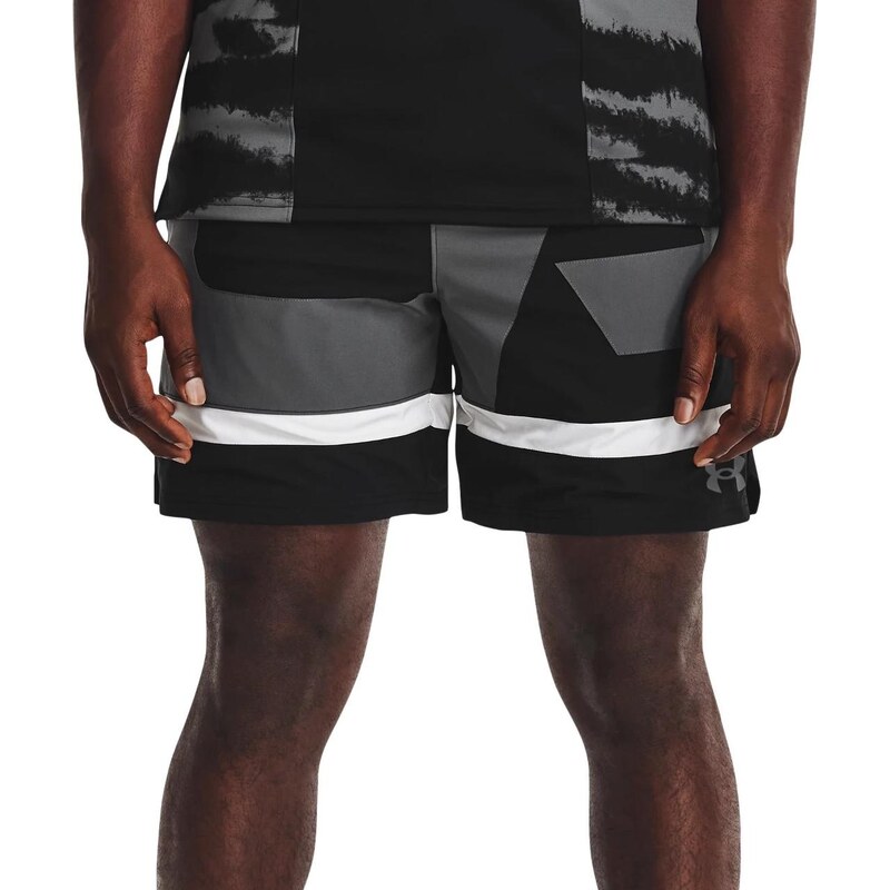 Šortky Under Armour UA BASELINE WOVEN 7'' SHORT-BLK 1370224-002