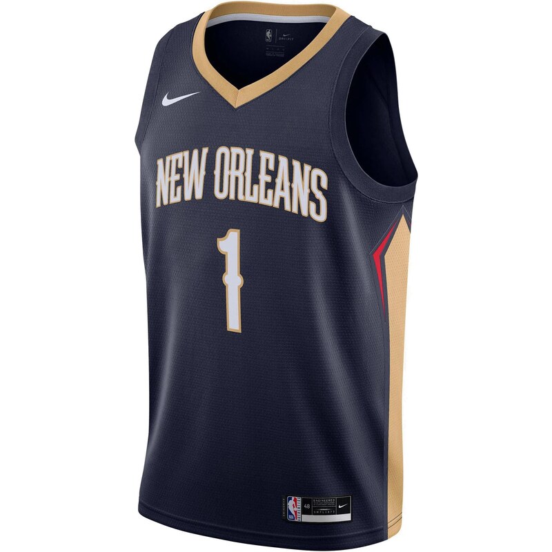 Dres Nike Zion Williamson Pelicans Icon Edition 2020 NBA Swingman Jersey cw3674-424