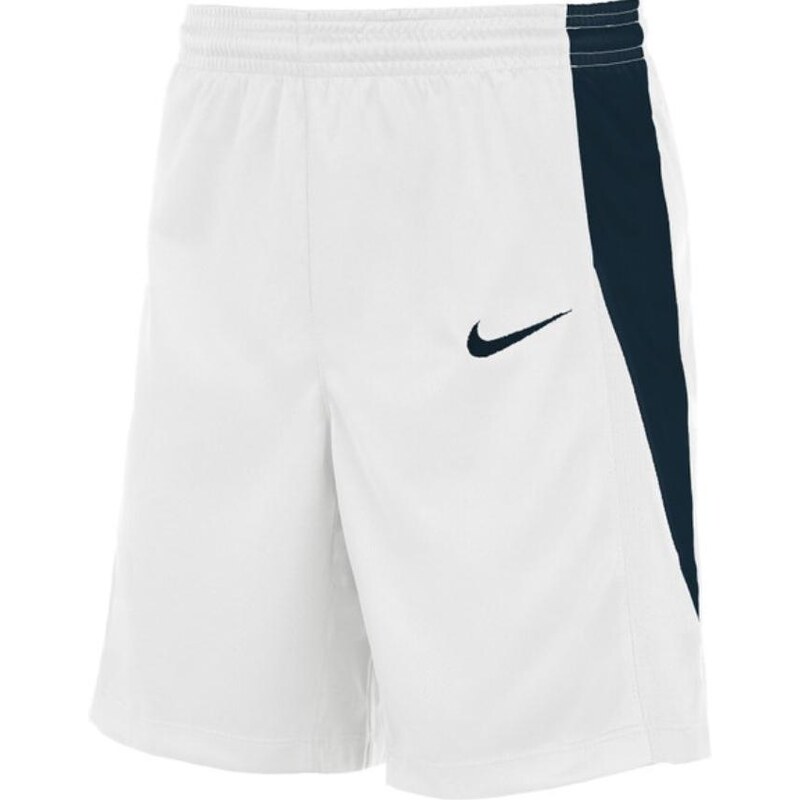 Šortky Nike YOUTH TEAM BASKETBALL STOCK SHORT-WHITE/OBSIDIAN nt0202-101