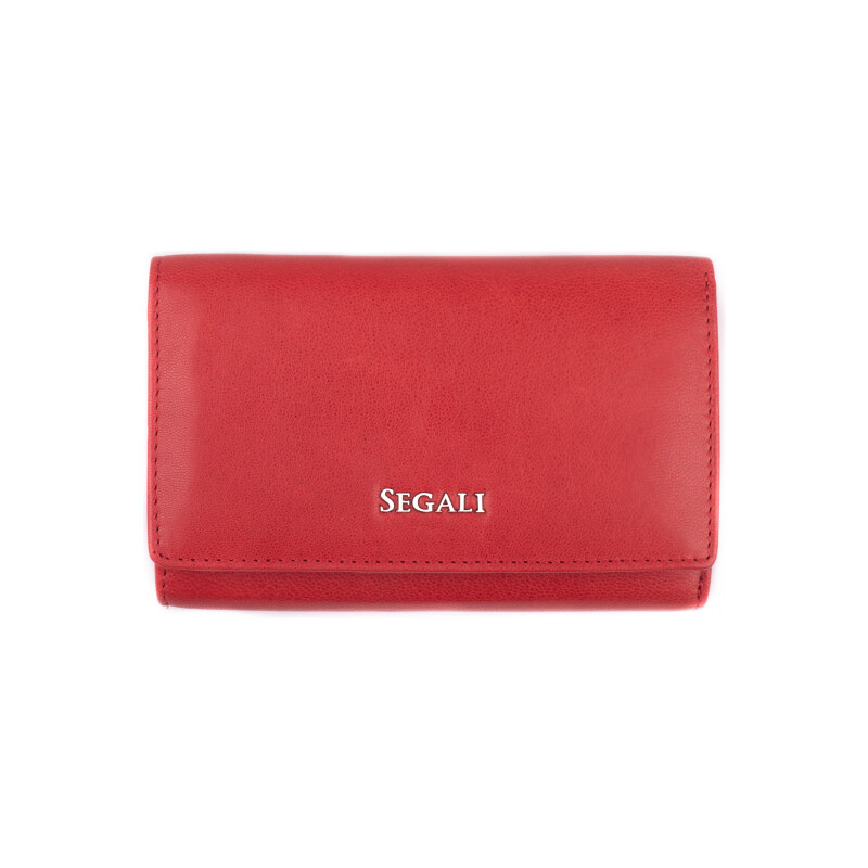 Dámská peněženka kožená SEGALI 7074 S červená