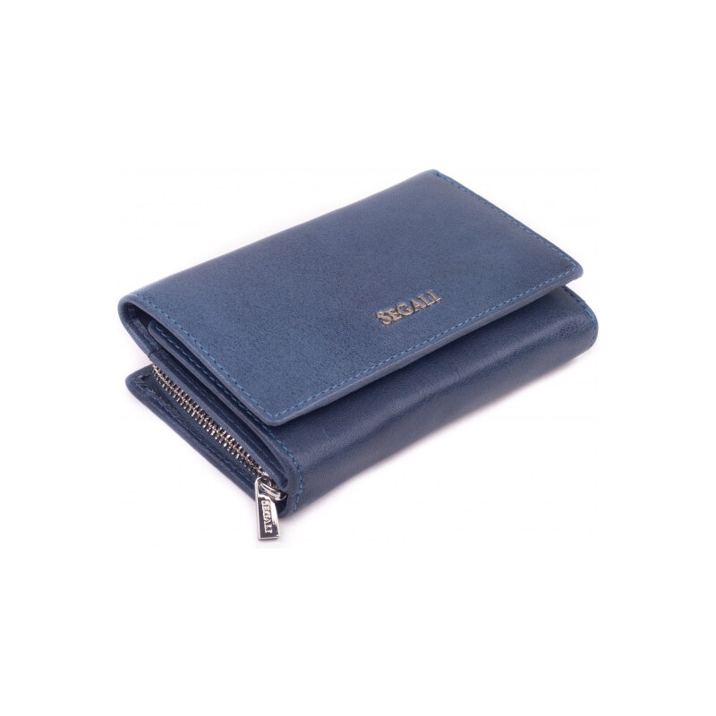 Dámská peněženka kožená SEGALI 7074 S indigo