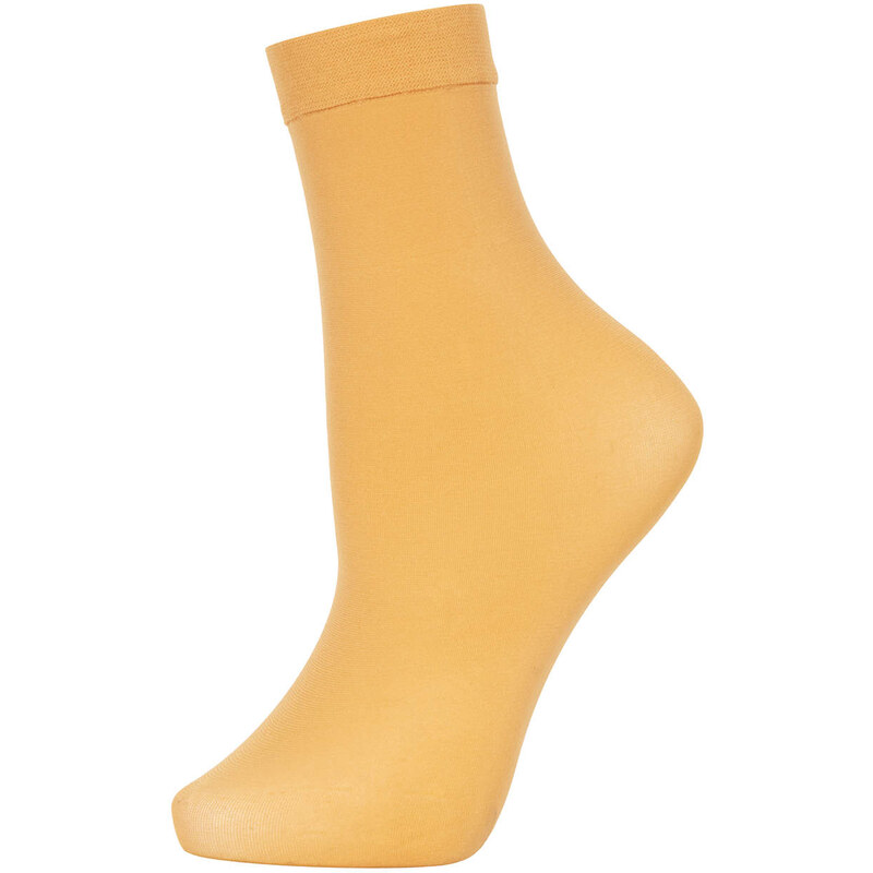 Topshop Mustard Ankle Pop Socks