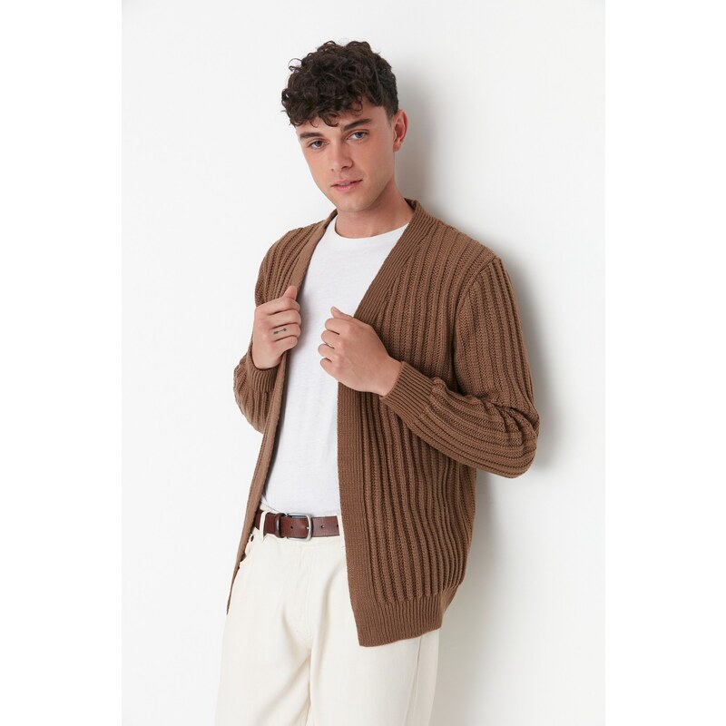 Trendyol Mink Regular Fit Cardigan