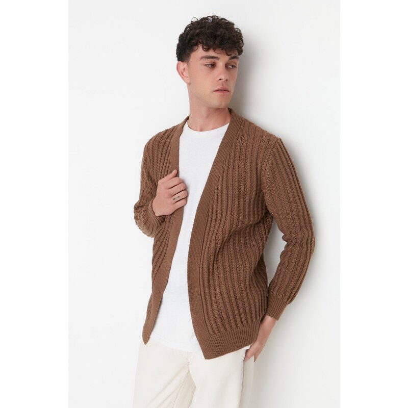 Trendyol Mink Regular Fit Cardigan