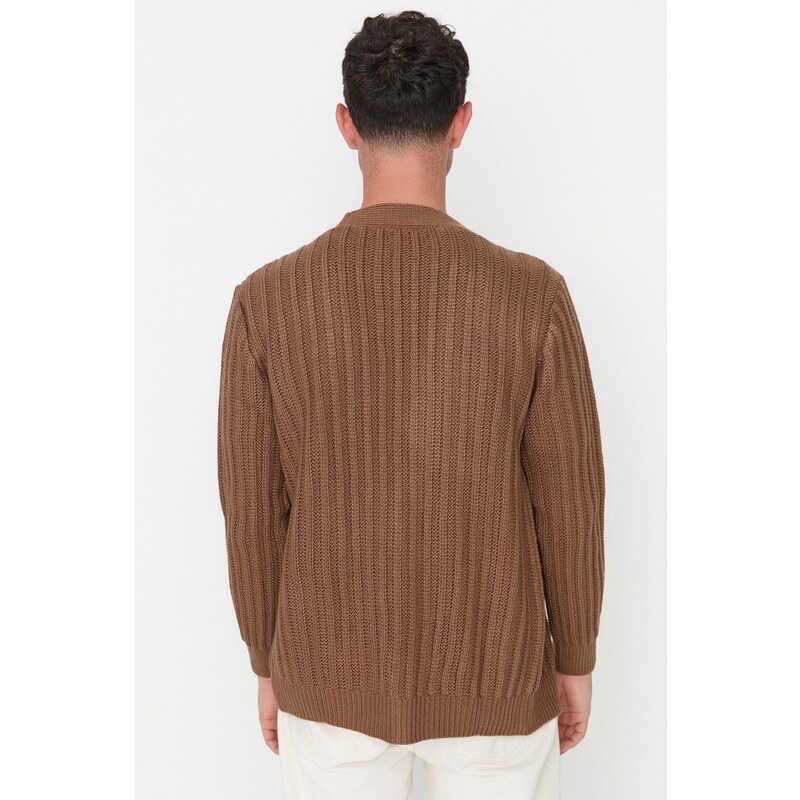 Trendyol Mink Regular Fit Cardigan