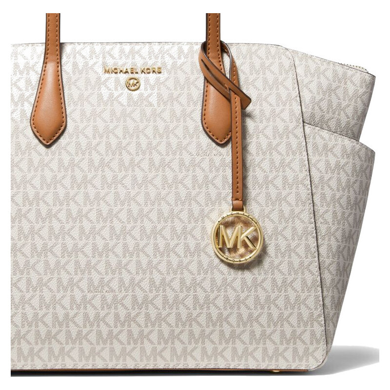Michael Kors Marilyn Medium Logo Tote Bag Vanilla