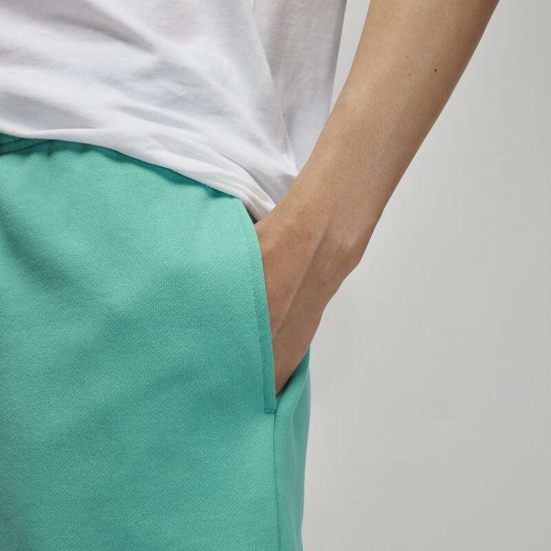 Jordan Essentials Fleece Shorts WASHED TEAL/WHITE