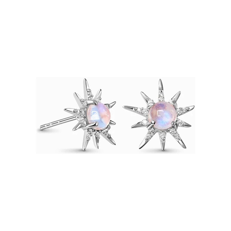ELENYS Royal Fashion stříbrné peckové náušnice GU-DR10003E-SILVER 70276469