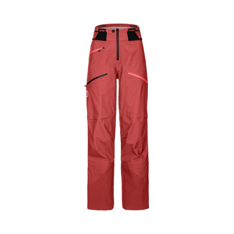 Dámské kalhoty Ortovox 3L DEEP SHELL PANTS - růžová M