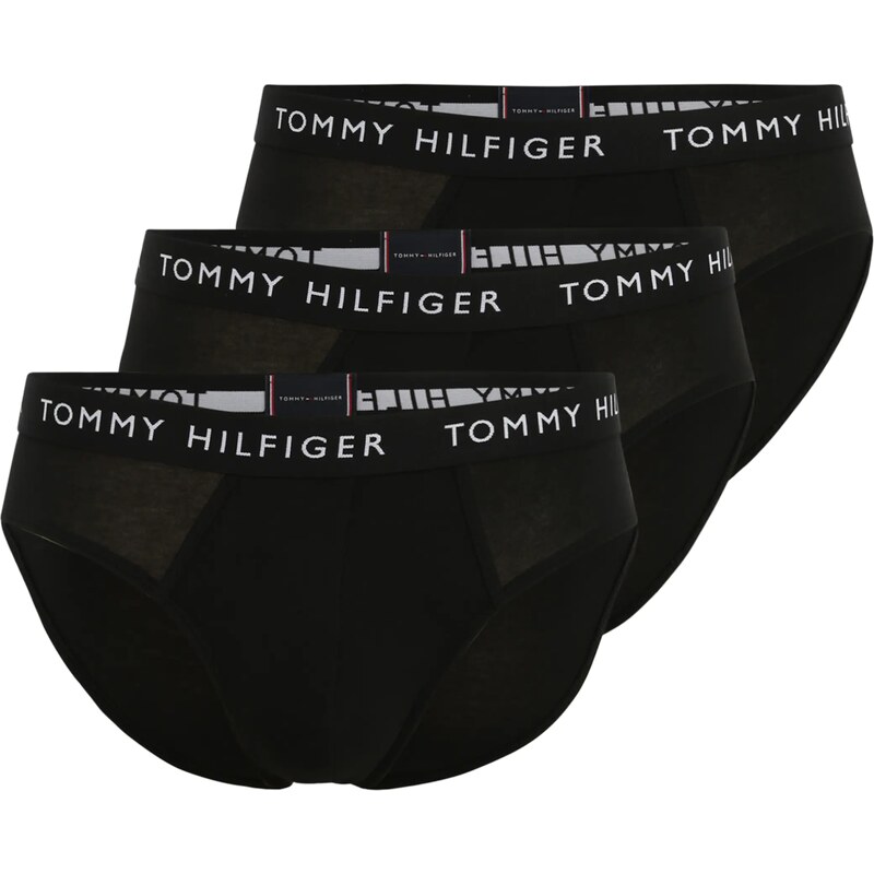 Tommy Hilfiger Underwear Slipy 'Essential' černá / bílá