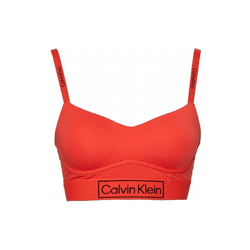 Dámská podprsenka Calvin Klein lght lined- bralette, červená