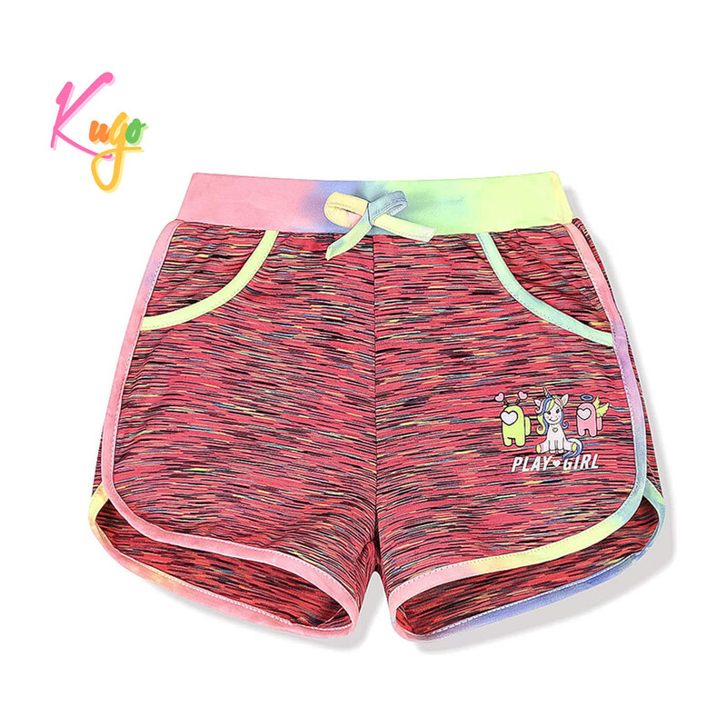 Dívčí kraťasy - KUGO FS6757, fialovorůžová