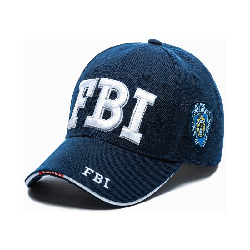 Inny Trendy granátová kšiltovka FBI H115