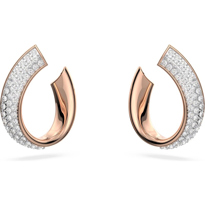 Swarovski Náušnice Exist růžově zlatá