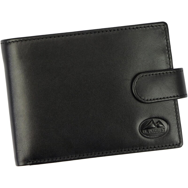 Pánská kožená peněženka EL FORREST 806-67 RFID černá