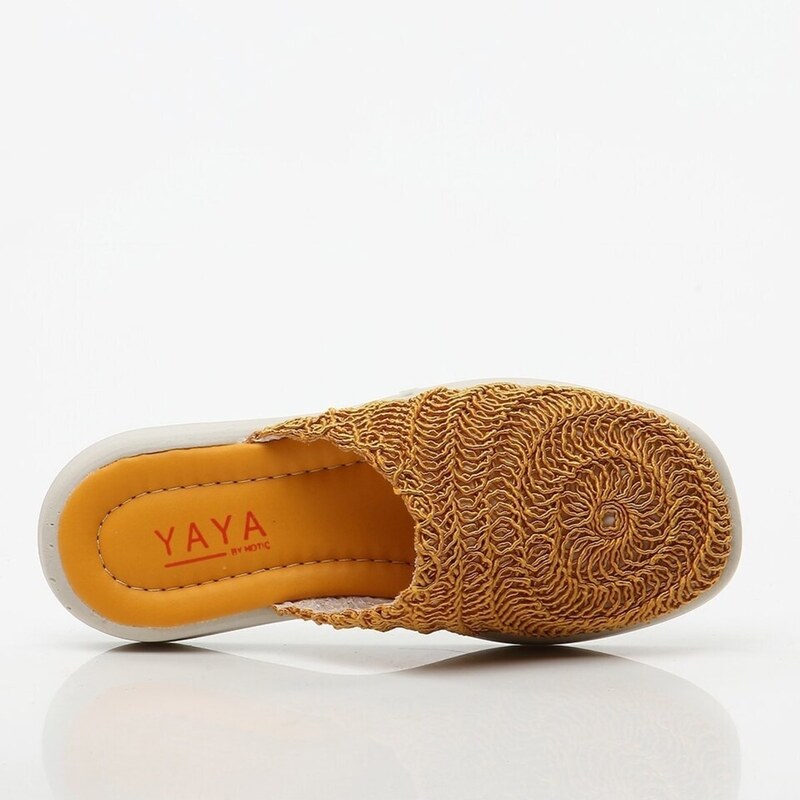 Yaya by Hotiç Mustard Women's Slippers