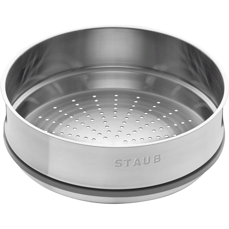 Staub Cocotte hrnec kulatý s napařovací vložkou, 24 cm/3,7 l černý, 13242423