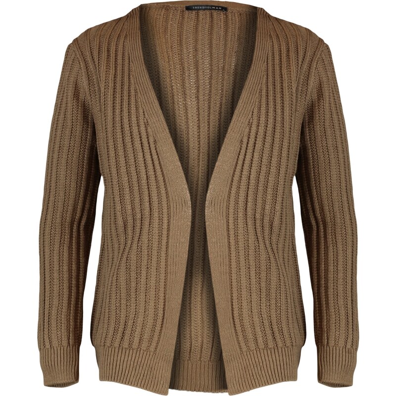 Trendyol Mink Regular Fit Cardigan