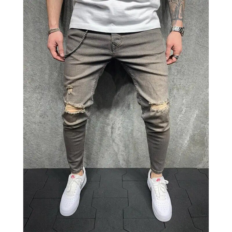 Fashionformen Hnědé pánské džíny 2Y Premium Brown