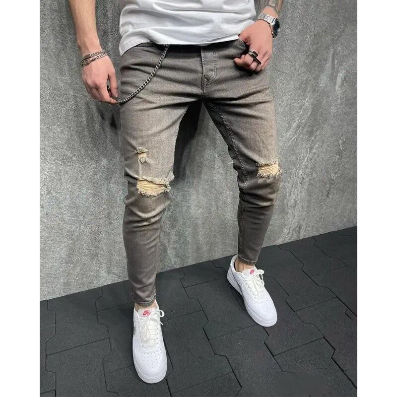 Fashionformen Hnědé pánské džíny 2Y Premium Brown