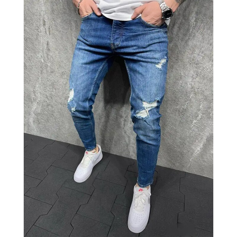 Fashionformen Modré pánské džíny 2Y Premium Exam