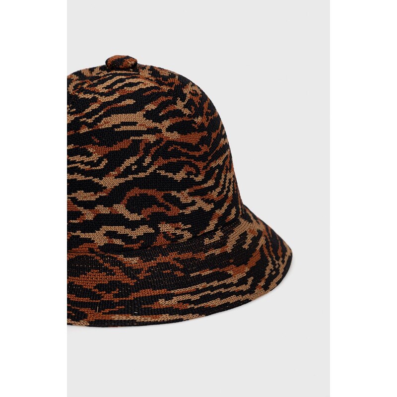 Klobouk Kangol hnědá barva, K3411.TT263-TT263