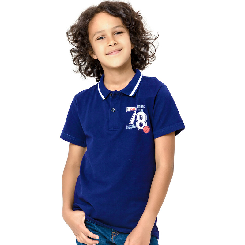 Winkiki Kids Wear Chlapecké tričko Polo 78 - navy