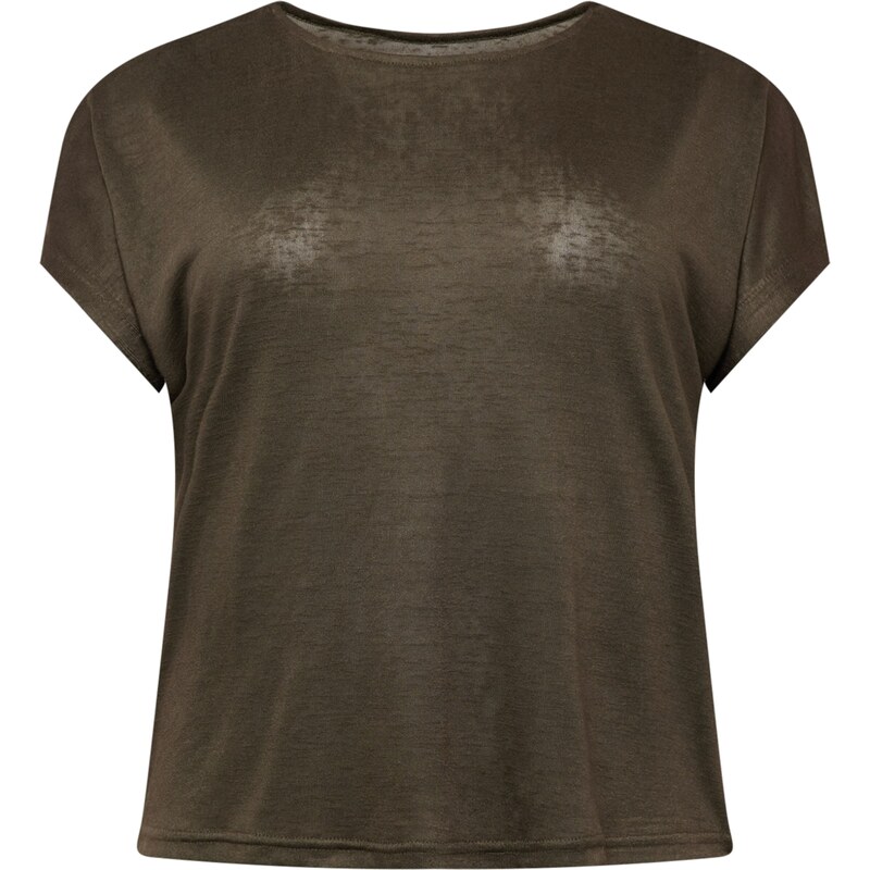 ABOUT YOU Curvy Tričko Aurea khaki