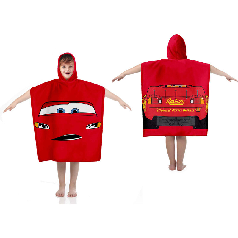 Carbotex Dětské pončo Cars 3 Blesk McQueen