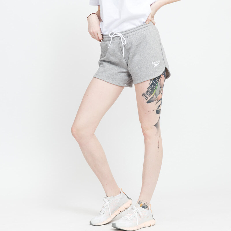 Dámské kraťasy Reebok RI French Terry Short Melange Gray