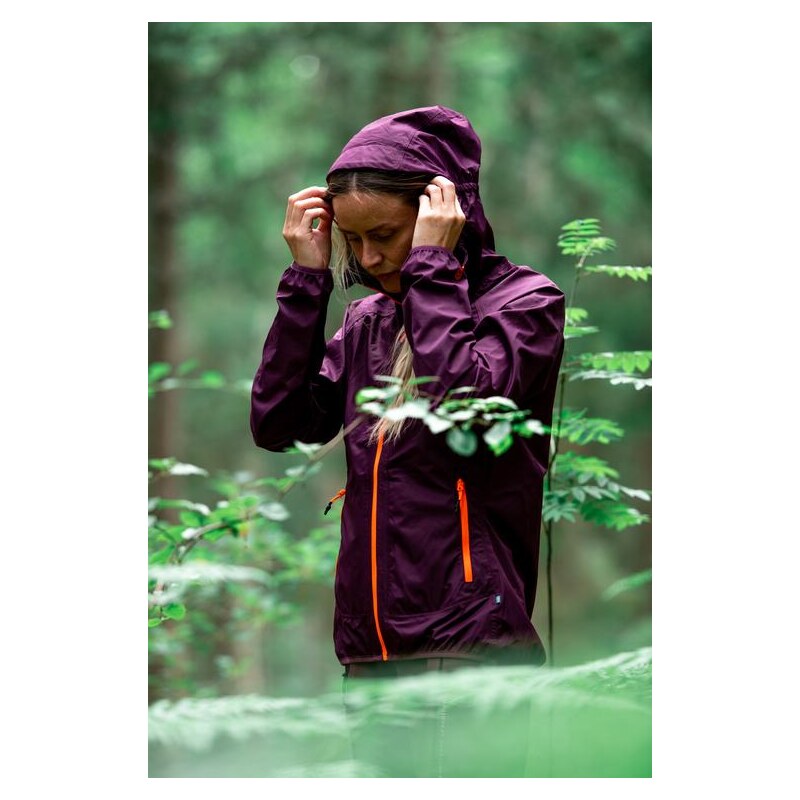 KLACKEN - Dámská ultralehká membránová bunda s kapucí, Dk Lavender