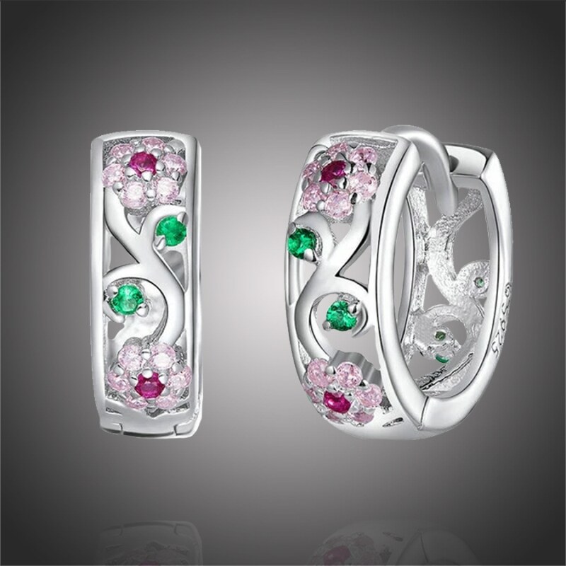 GRACE Silver Jewellery Stříbrné náušnice se zirkony Paulette, stříbro 70370880