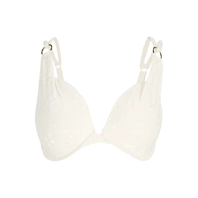 Hunkemöller Horní díl plavek přírodní bílá