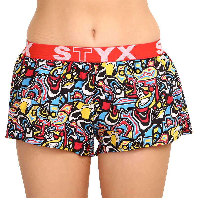 Dámské trenky Styx art sportovní guma skica (T1254) 70392039