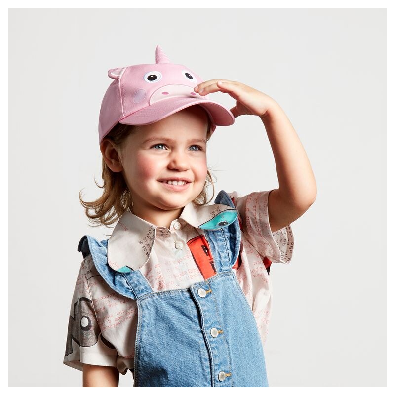 Dětská kšiltovka Affenzahn Kids Cap Unicorn - pink vel. M
