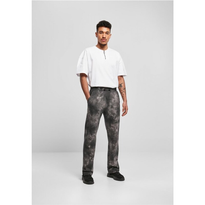 Pánské tepláky Urban Classics Tye Dyed Sweatpants - batikované černé