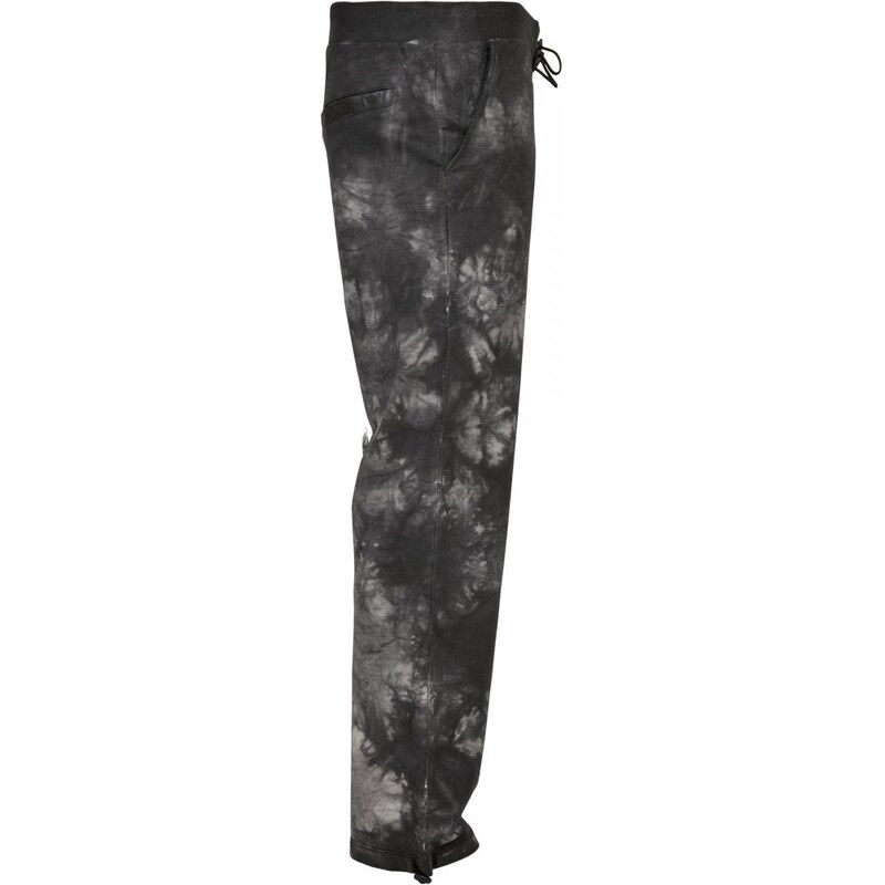 Pánské tepláky Urban Classics Tye Dyed Sweatpants - batikované černé