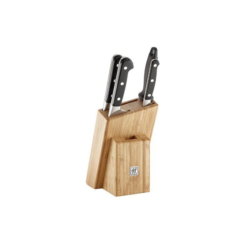Zwilling Pro bambusový blok s noži 5 ks, 38448-002